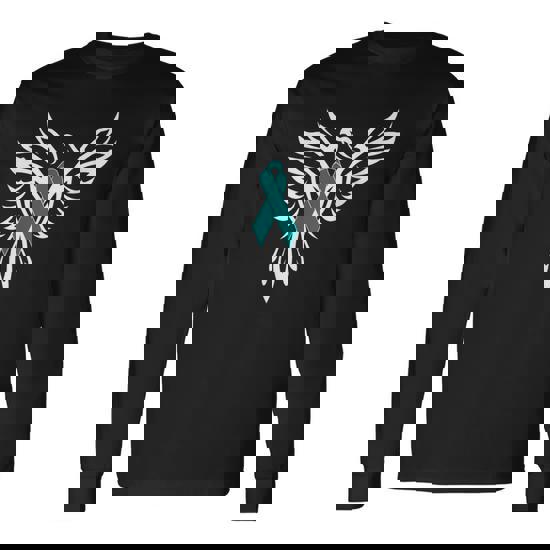 Sexual Assault Awareness T Shirt Teal Ribbon Phoenix