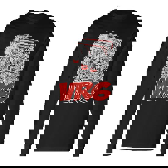 Vr6 Engine Distressed Long Sleeve T-Shirt - Monsterry