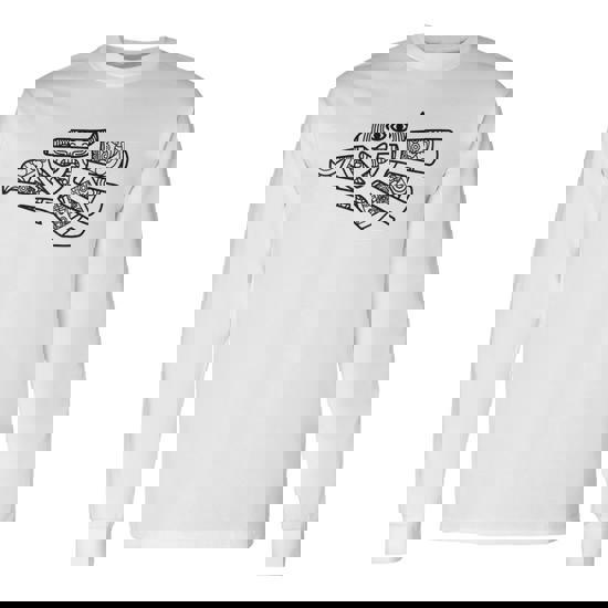 Hecho En Mexico Aztec Calendar Mexican Eagle Long Sleeve T-Shirt -  Monsterry CA