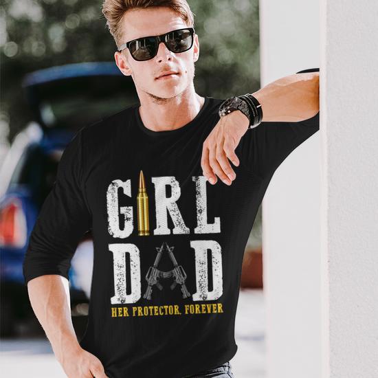 T-shirt Manches Longues JUNK FOOD 'With My Daddy Is Mr. Perfect' Taille 4T - Occasion Excellent état