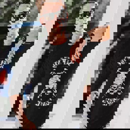 No Flux Given Welder Welding For Welding Dads Pullover Long Sleeve T-Shirt  | Mazezy