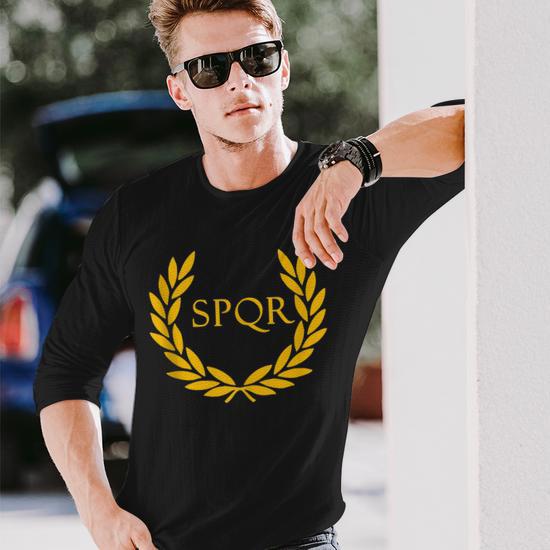 Maglietta WARTSHIRT Legionarius, Legione Romana SPQR, Rievocazione Storica, Cotone, Girocollo, Taglio Regolare, Stampa Diretta, Uomo E Donna - 2