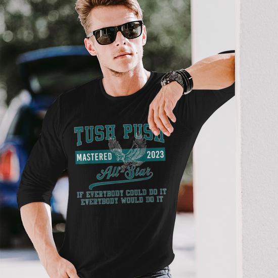 The Tush Push Eagles Long Sleeve T Shirt Seseable UK