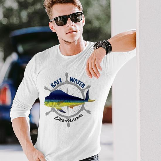 Salt Water Fishing Sea Sport And Game Fishing Long Sleeve T-Shirt