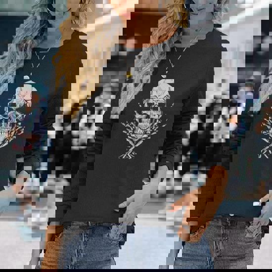 Ropa Rockera Camiseta Rockera Mano Cornuta Para Los Que Viven