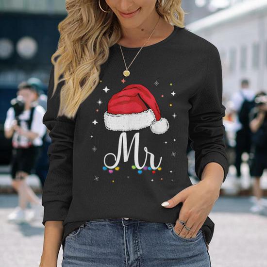 Sweat Noël Rebel Without A CLAUSE Homme/femme Taille M Noir Manches Longues