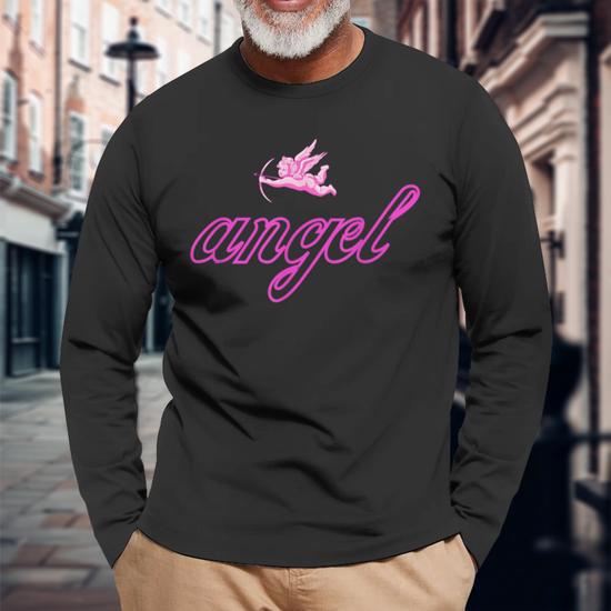 Angel Y2k Aesthetic Cherub Vintage Trendy 2000S 00S Pink Long 