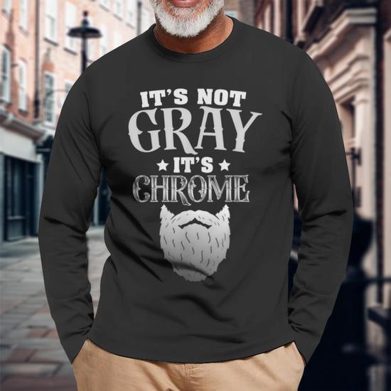 T-shirt Graphique OLD DUDE Been There Forgot That - Taille XL, Occasion Très Bon état, Gris