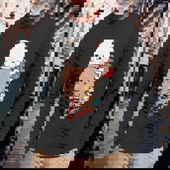 Dudu♡ Bubu Dudu Bubu Dubu On Scooter Bubu Dubu Lovers Sweater T