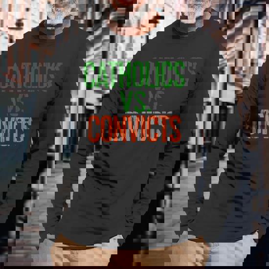 Catholics Vs Convicts T-Shirt Football Fan Retro Gift Shirt Catholics Vs Convicts T-Shirt Football Fan Retro Gift Shirt