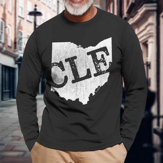 Cle Ohio Cleveland Long Sleeve T Shirt Monsterry