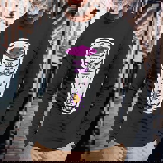 Cool Rapper Lean Double Cup Purple Dreams Long Sleeve T