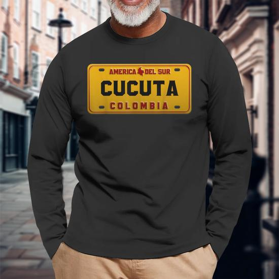 Deportivo Cucuta License Plate Colombian Map Tshirt