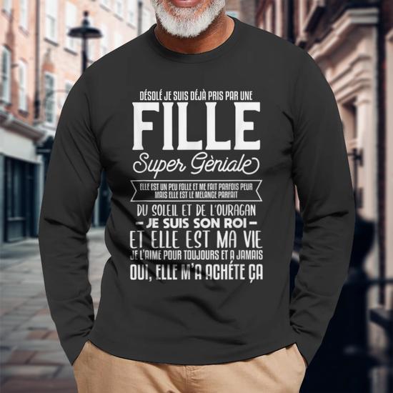 T shirt pour son shops copain