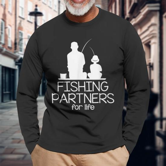 Fishing Partners For Life Father And Son Matching Outfits Long