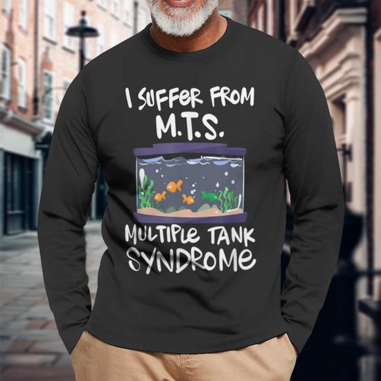 Aquarium Tank For Fish Tank Lover Long Sleeve T-Shirt - Monsterry