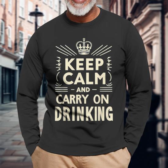 Maglietta B28 Keep Calm and Drink Martini, Ironic T-shirt
