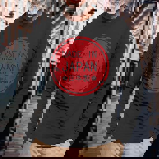 Made In Japan Nihon Sei Japanese Long Sleeve T-Shirt - Monsterry