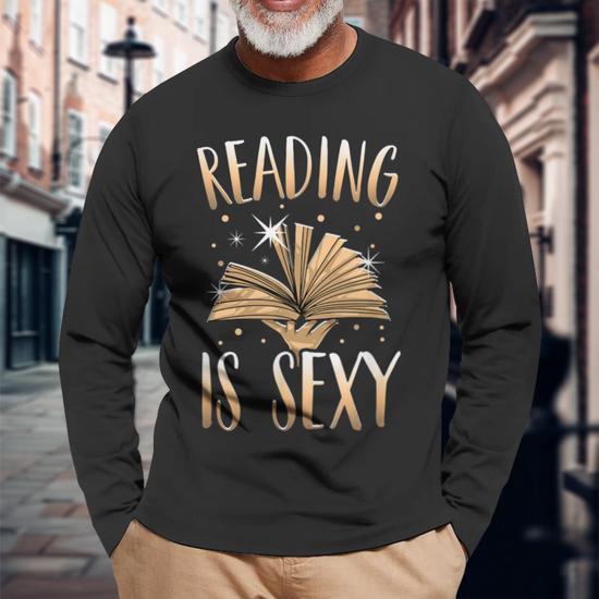 thumbnail image 2 of Vintage Style Writer T-Shirt For Men - Funny Bookworm Poet Tee - MAKAYA Short Sleeve Black Tee 2 of 4