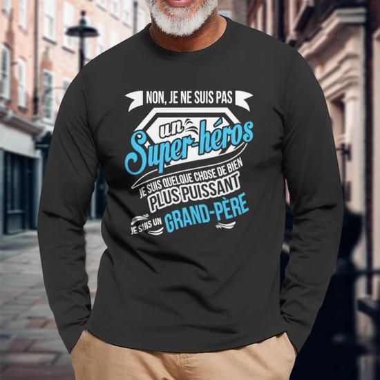 T-shirt à manches longues à manches longues Je Suis Un Grand-Père