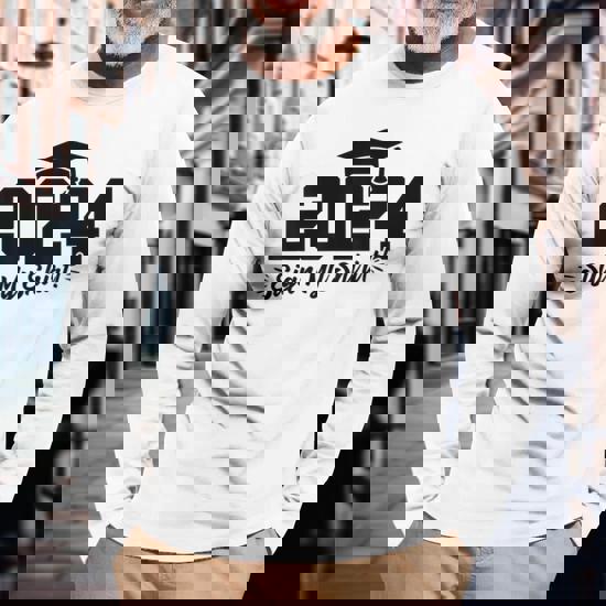 2024 Senior Graduation Autograph Class Of 2024 Long Sleeve T