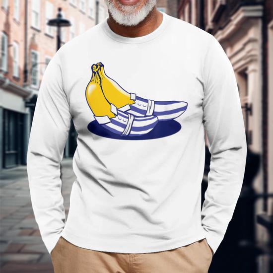 Bananas In Pajamas B1 And B2 Banana Lovers Sleep Long Sleeve T