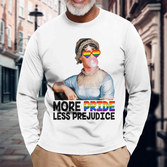 More Pride Less Prejudice Lgbt Gay Pride Month Long Sleeve T-Shirt