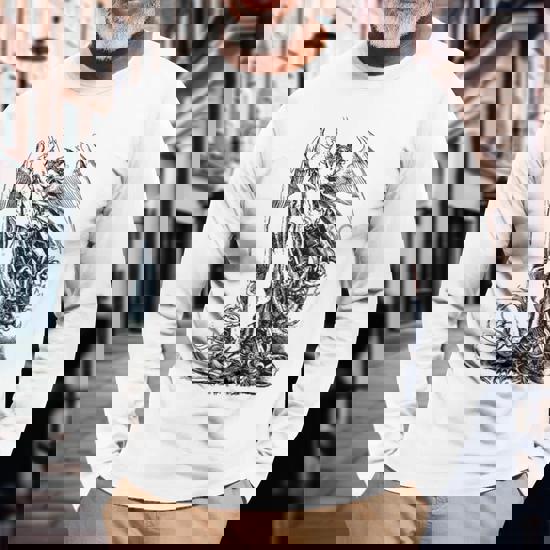 St Michael The Archangel Angel Catholic Long Sleeve T-Shirt