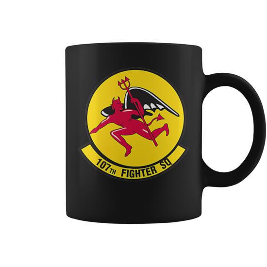 107Th Fighter Squadron Air Force A-10 Military Veteran Patch Coffee Mug -  Monsterry