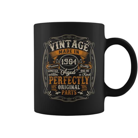 60 Years Old Vintage Made In 1964 60Th Birthday Men Coffee Mug | Mazezy CA