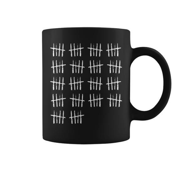 90Th Birthday Tally Marks Vintage Anniversary 90 Years Old Coffee Mug -  Monsterry