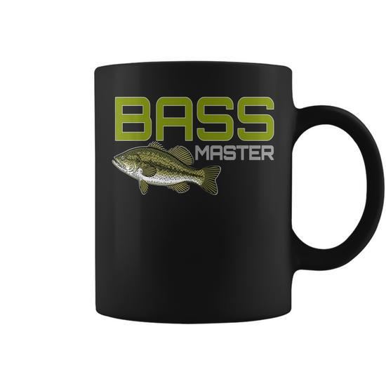 Bass Master Fishing Tackle Lure Largemouth Bass Fishing Coffee Mug
