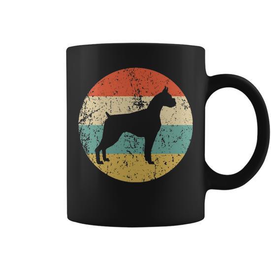 Boxer Vintage Retro Boxer Dog Coffee Mug | Mazezy