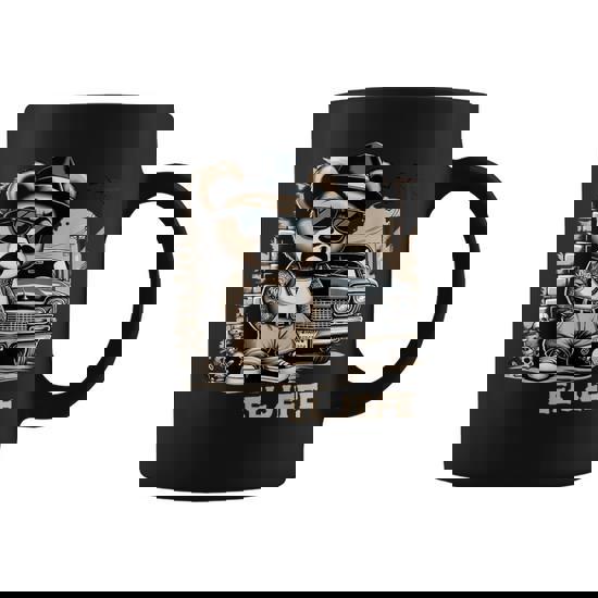 El Jefe Hip Hop Teddy Bear Lowrider Chicano Cholo Coffee Mug Monsterry