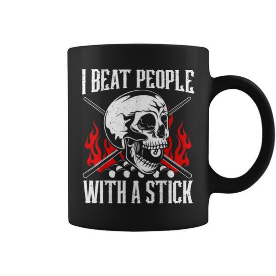 Pool Player 8 Ball Billiards Coffee Mug - Seseable