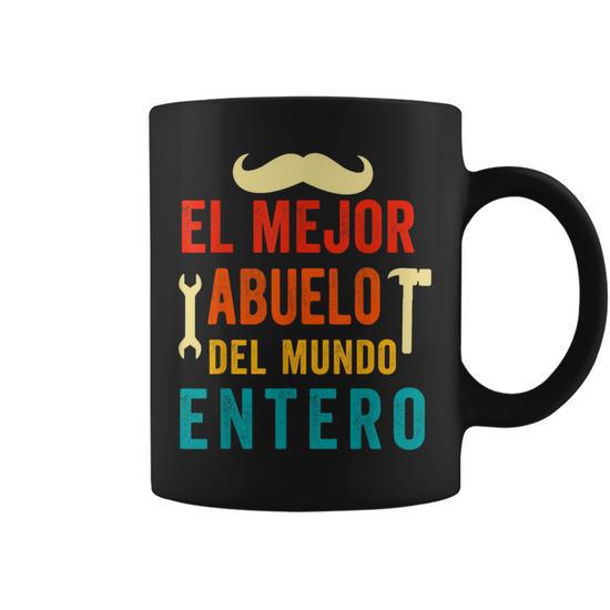 Regalos Para Abuelo Dia Del Padre Camiseta Mejor Abuelo Coffee Mug Monsterry