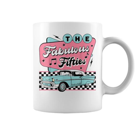 50S Rockabilly Vintage 1950S Clothing For Sock Hop Coffee Mug - Seseable