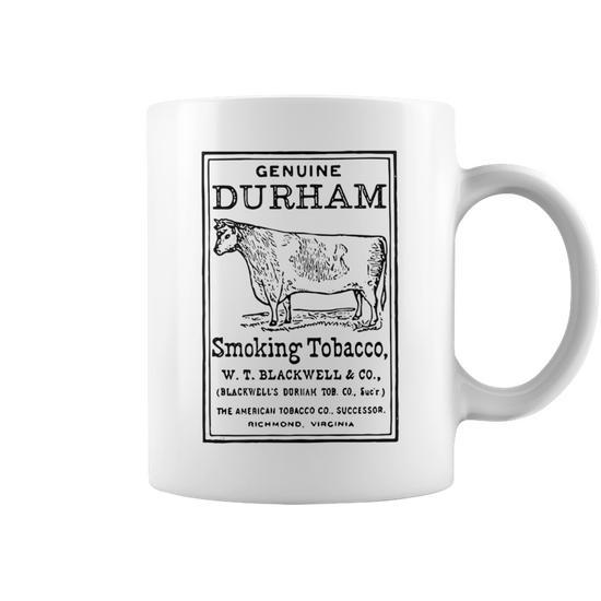 Genuine Smoking Tobacco Vintage Durham Nc T Coffee Mug