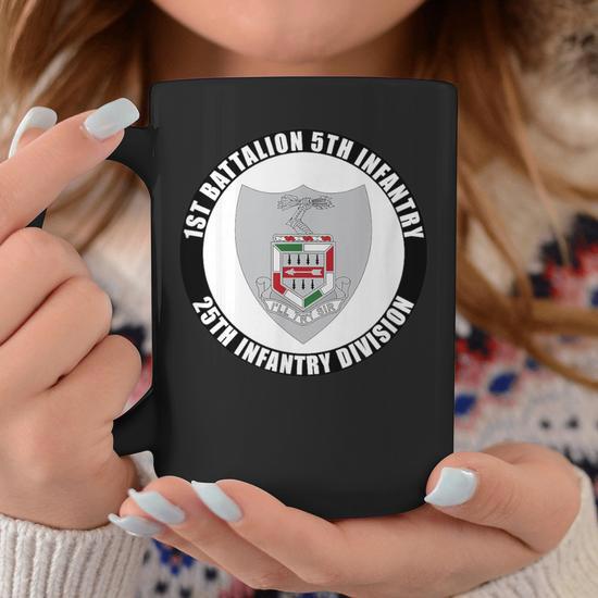 1St Battalion 5Th Infantry 25Th Infantry Division Veteran Coffee Mug -  Monsterry