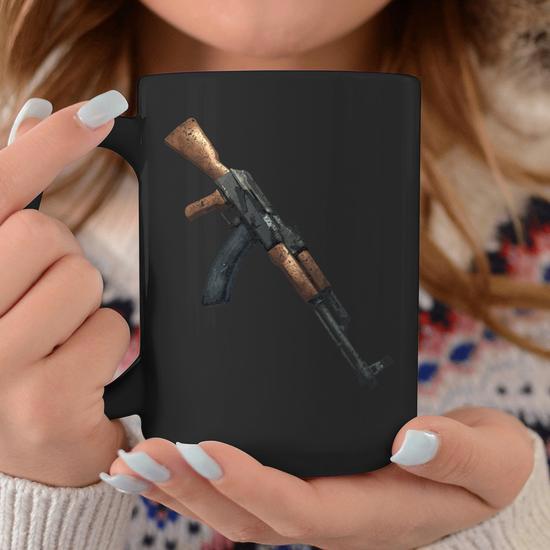 Ak-47 Gun Coffee Mug - Monsterry