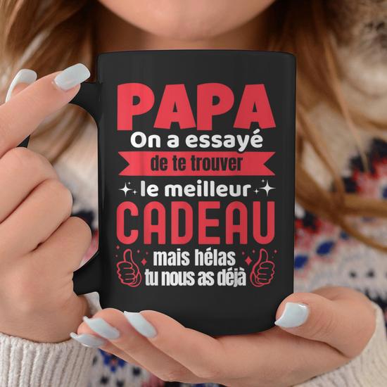 Funny Dad Mug Gift - "It's Complicated Being A Perfect Dad & Site Manager" - Black Ceramic, Dishwasher Safe - View #11