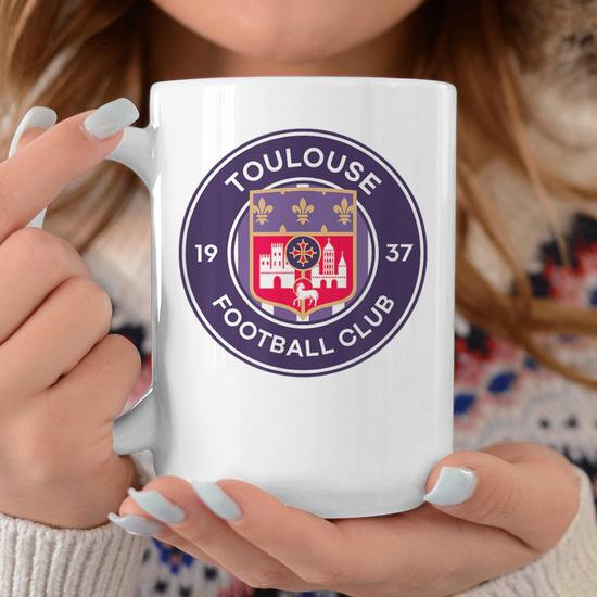 Verres à Bière TFC – Lot De 2, 300 Ml, Verre, Collection Officielle Toulouse Football Club
