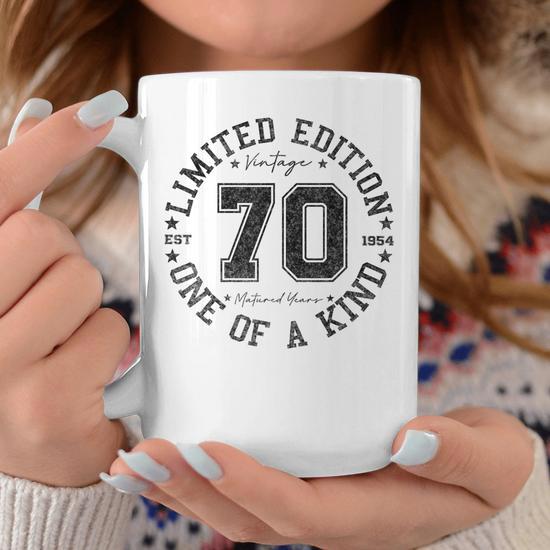 Vintage 1954 One Of A Kind 70Th Birthday 70 Year Old Coffee Mug - Seseable
