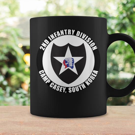 2Nd Infantry Division Camp Casey Korea Emblem Veteran Coffee Mug - Monsterry