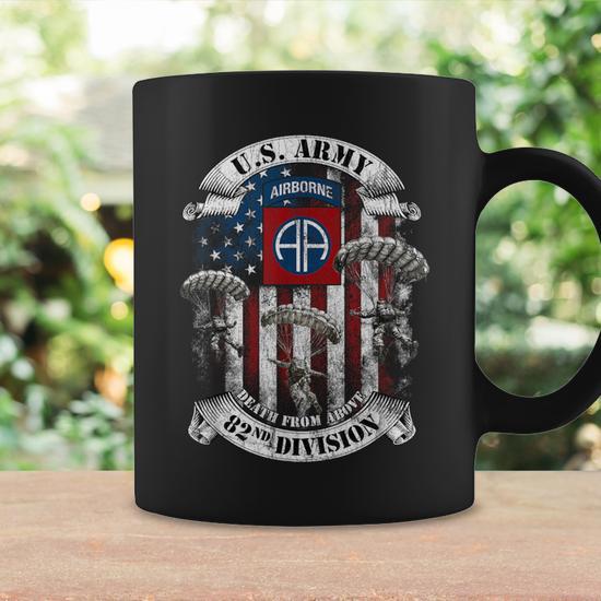 82Nd Airborne Division Death From Above Fort Bragg Coffee Mug - Seseable