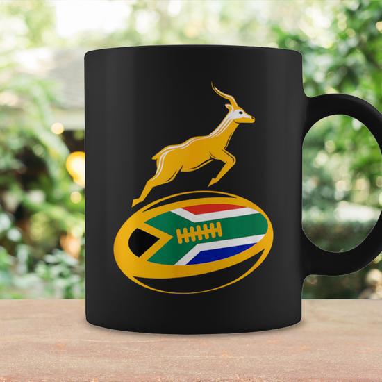 Sweat à Capuche Springbok Rugby Et Drapeau Sud-Africain - Hommes, Femmes, Enfants - Coupe Classique, 241 G - Cadeau Fan Rugby