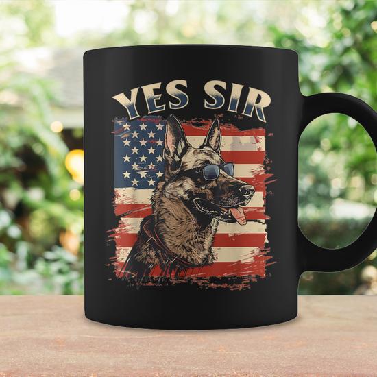 Belgian Malinois Dog Breed Yes Sir Coffee Mug Monsterry UK