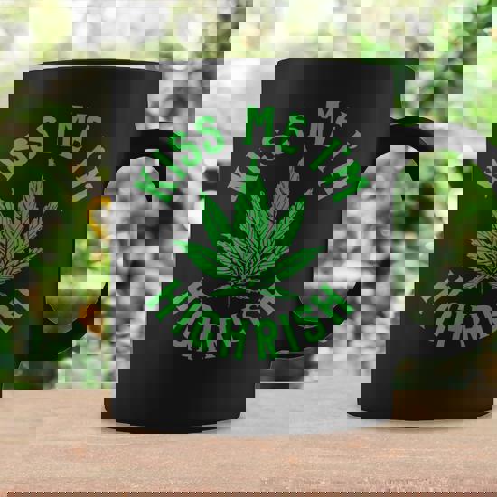 Kiss Me I'm Highrish Weed Canabis St Patrick's Day Gifts T-Shirt Kiss Me I'm Highrish Weed Canabis St Patrick's Day Gifts T-Shirt