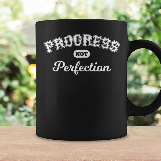 Progress Not Perfection Aa Na Living Clean In Sober Recovery Coffee Mug -  Monsterry