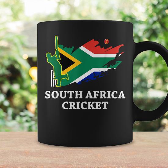 South African Cricket Proteas South Africa Flag Colors Coffee Mug -  Thegiftio